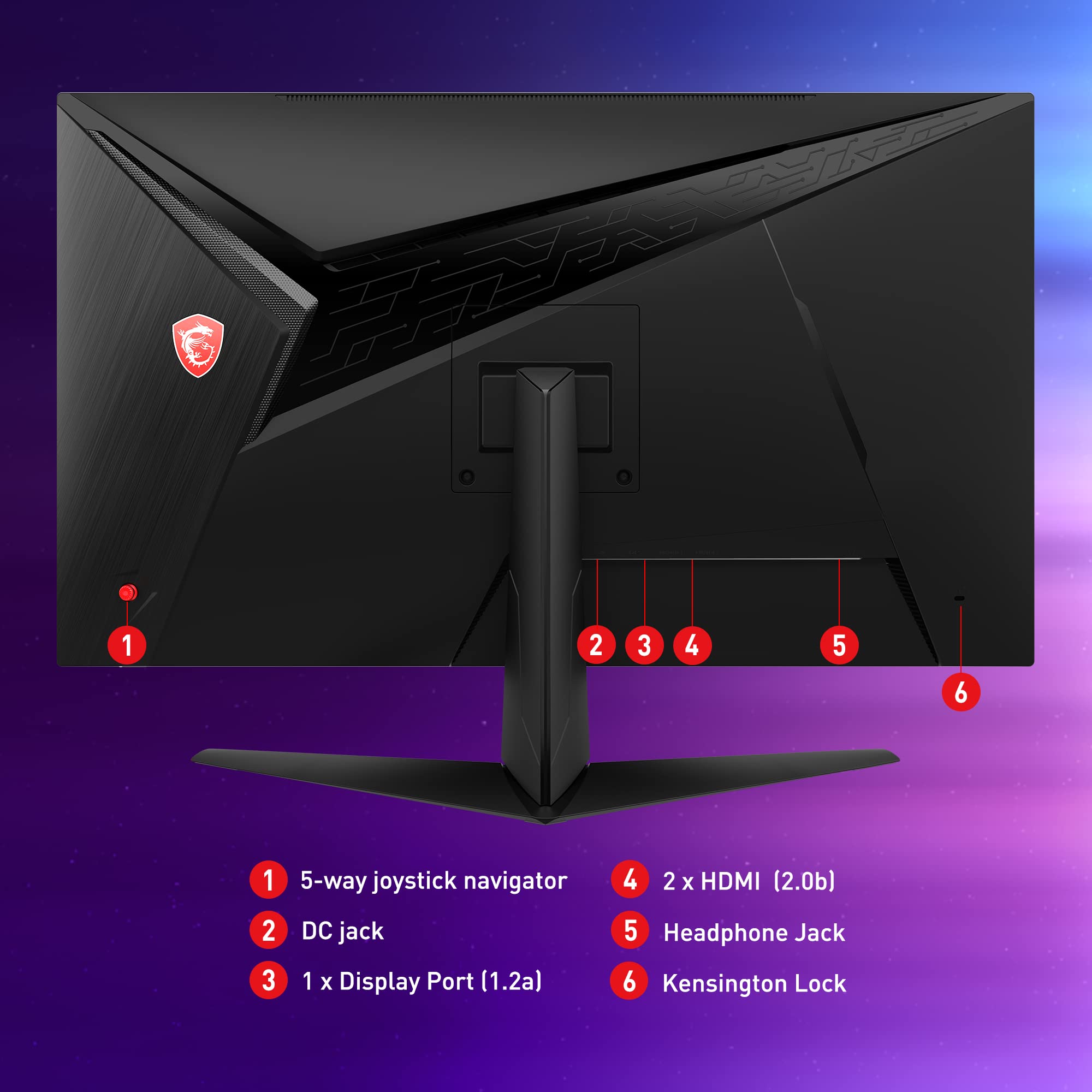 MSI G281UV Monitor Gaming 27,9